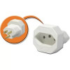 ADAPTADOR TOMADA TRI NOVO P/ TRI ANTIGO FORCELINE 4317 - 1
