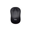 MOUSE WIRELESS LETRON BLACK SQUARE MINI 1701 PRETO - 1