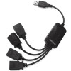 HUB USB 2.0 4 PORTAS MULTILASER FLEX AC042  - 1