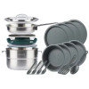 KIT COZINHA CAMPING STANLEY 21 PEÇAS INOX - 1