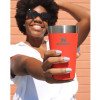 COPO TERMICO STANLEY SEM TAMPA 473ML VERMELHO - 3