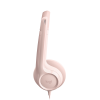 FONE + MIC USB LOGITECH H390 ROSA  - 3