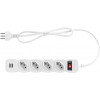FILTRO DE LINHA 4 TOMADAS 2 USB 1M INTELBRAS EPE 204 BRANCO - 1