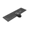 TECLADO E MOUSE WIRELESS LECOO KW201 PRETO  - 2