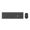 TECLADO E MOUSE WIRELESS LECOO KW201 PRETO  - 1