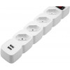 FILTRO DE LINHA 4 TOMADAS 2 USB 1M INTELBRAS EPE 204 BRANCO - 2
