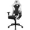 CADEIRA GAMER THUNDERX3 TC3 ALL WHITE PRETA/BRANCA - 1