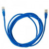 CABO DE REDE CAT5E 2,5MT PC-ETHU25BL PLUSCABLE AZUL - 1