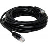 CABO DE REDE CAT5E 10MT PLUSCABLE PC-ETHU100BK PRETO - 1