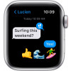 RELOGIO APPLE WATCH NIKE SE GPS + CEL 40MM MKQT3LL/A SILVER - 5