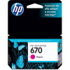 CARTUCHO HP 670 4ML MAGENTA - 1