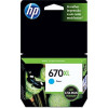 CARTUCHO HP 670XL 7,5ML CIANO - 1