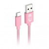 CABO USB / USB-C 1MT 2A C3PLUS CB-C11PK ROSA - 1