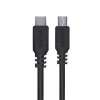 CABO USB-C / MINI USB 1MT PCYES PUCMBP-1 PRETO - 1