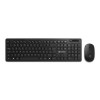 TECLADO E MOUSE WIRELESS C3TECH K-W20BK PRETO - 1