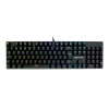 TECLADO GAMER MECANICO C3TECH KGM-900BK PRETO RGB SWITCH AZUL - 2
