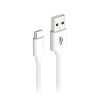 CABO USB / USB-C 2MT C3TECH 3A CB-C20WH BRANCO - 1