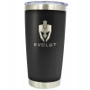 COPO TERMICO EVOLUT COM TAMPA 600ML PRETO - 1