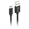CABO USB / MICRO USB 1MT 2A C3PLUS CB-M10BK PRETO - 1