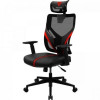 CADEIRA GAMER THUNDERX3 YAMA1 ERGONOMICA PRETA/VERMELHA - 1