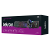 TECLADO E MOUSE GAMER + FONE + MOUSE PAD LETRON NEED IM-437C PRETO  - 2
