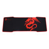 MOUSE PAD GAMER LETRON DRAGON M-02 R8 80X30CM PRETO / VERMELHO  - 1
