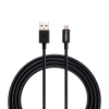 CABO USB LIGHTNING 1.2M CERTIFICADO INTELBRAS EUAL 12PP PRETO  - 1