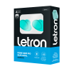 FONE + MIC INTRA BLUETOOTH LETRON SLIM SW-K5 TWS AZUL - 2