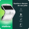 ARANDELA SOLAR INTELBRAS ASI 220 LUZ BRANCA - 3