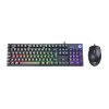 TECLADO E MOUSE GAMER HP GM300 RGB PRETO - 1