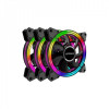 KIT COOLER GAMER C/CONTROLE REMOTO WARRIOR 3 FANS 120MM RGB GA184 - 2
