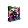 KIT COOLER GAMER C/CONTROLE REMOTO WARRIOR 3 FANS 120MM RGB GA184 - 3