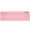 TECLADO E MOUSE GAMER + FONE + MOUSE PAD DAZZ SERIE M ROSA - 3