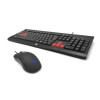 TECLADO E MOUSE GAMER HP KM100 PRETO - 1