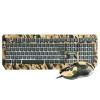 TECLADO E MOUSE GAMER USB MULTILASER WARRIOR KYLER ARMY TC249 CAMUFLADO - 2