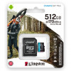 CARTAO MICRO SD 512GB CLASSE 10 170MB/S 4K SDCG3 KINGSTON - 1