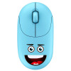 MOUSE WIRELESS BRIGHT EMOJI KIDS AZUL - 1