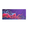MOUSE PAD GAMER DESKMAT OCTOPUS DAZZ 40X90CM ROSA - 1