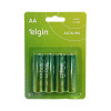 PILHA AA 4UN ELGIN LR6 ALCALINA  - 1