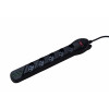 FILTRO DE LINHA 5 TOMADAS 3 USB QUALITRONIX QFL5U - 1