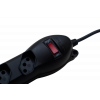 FILTRO DE LINHA 5 TOMADAS 3 USB QUALITRONIX QFL5U - 2