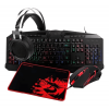 TECLADO E MOUSE + FONE + MOUSEPAD GAMER REDRAGON S112 - 1