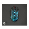 MOUSE USB GAMER TRUST GXT783 IZZA + MOUSE PAD 24X21CM T22736 - 1
