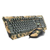 TECLADO E MOUSE GAMER USB MULTILASER WARRIOR KYLER ARMY TC249 CAMUFLADO - 1