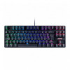 TECLADO GAMER MECANICO PCYES NERON BLACK RGB SW BROWN - 1
