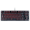 TECLADO GAMER MECANICO PCYES NERON LED VERMELHO SW BROWN - 1