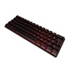 TECLADO GAMER MECANICO PCYES ZOT PRETO LED VERMELHO SW RED  - 2