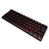 TECLADO GAMER MECANICO PCYES ZOT PRETO LED VERMELHO SW AZUL
 - 2
