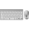 TECLADO E MOUSE WIRELESS COMPACT KM1931 LETRON PRATA - 1