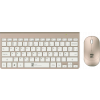 TECLADO E MOUSE WIRELESS COMPACT KM1931 LETRON ROSE - 1